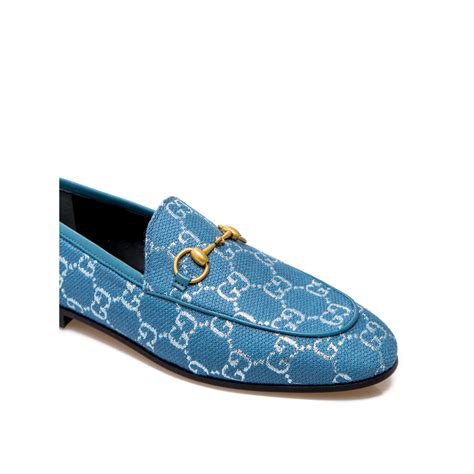 gucci instappers dames blauw|Gucci moccasins for women.